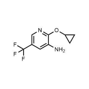 2-Cyclopropoxy-5-(trifluoromethyl)pyridin-3-amine|CS-1102520