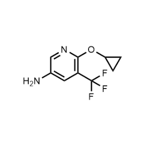 6-Cyclopropoxy-5-(trifluoromethyl)pyridin-3-amine|CS-1102522