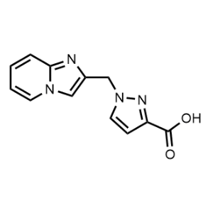 1-(Imidazo[1,2-a]pyridin-2-ylmethyl)-1H-pyrazole-3-carboxylic acid|CS-1121266