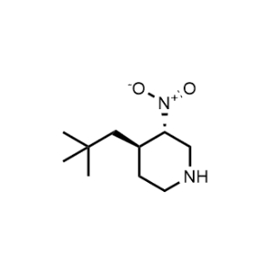 (3S,4R)-4-Neopentyl-3-nitropiperidine|CS-1124665