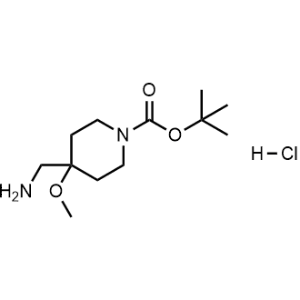 tert-Butyl 4-(aminomethyl)-4-methoxypiperidine-1-carboxylate hydrochloride|CS-1129069