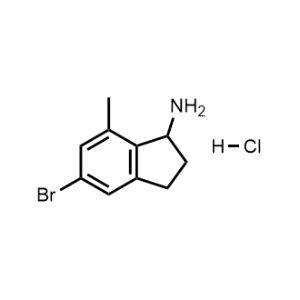 5-Bromo-7-methyl-2,3-dihydro-1H-inden-1-amine hydrochloride|CS-1135784