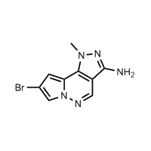 8-Bromo-1-methyl-1H-pyrazolo[3,4-d]pyrrolo[1,2-b]pyridazin-3-amine|CS-1135845
