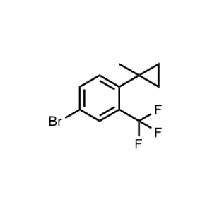 Benzene, 4-bromo-1-(1-methylcyclopropyl)-2-(trifluoromethyl)-|CS-1135925