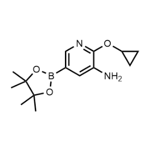 2-Cyclopropoxy-5-(4,4,5,5-tetramethyl-1,3,2-dioxaborolan-2-yl)pyridin-3-amine|CS-1135968