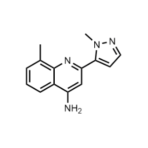 8-Methyl-2-(1-methyl-1H-pyrazol-5-yl)quinolin-4-amine|CS-1136033