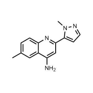 6-Methyl-2-(1-methyl-1H-pyrazol-5-yl)quinolin-4-amine|CS-1136034