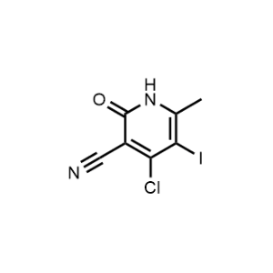4-Chloro-5-iodo-6-methyl-2-oxo-1,2-dihydropyridine-3-carbonitrile|CS-1136056