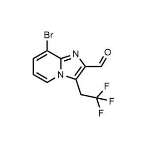 8-Bromo-3-(2,2,2-trifluoroethyl)imidazo[1,2-a]pyridine-2-carbaldehyde|CS-1136305