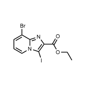 Ethyl 8-bromo-3-iodoimidazo[1,2-a]pyridine-2-carboxylate|CS-1136307