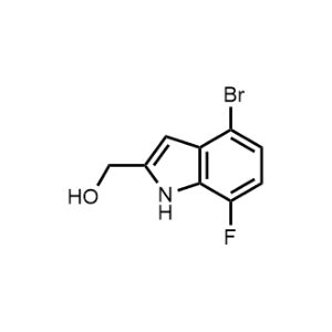 (4-Bromo-7-fluoro-1H-indol-2-yl)methanol|CS-1136390