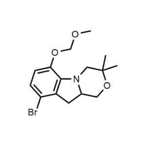 9-Bromo-6-(methoxymethoxy)-3,3-dimethyl-3,4,10,10a-tetrahydro-1H-[1,4]oxazino[4,3-a]indole|CS-1136394