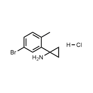 Cyclopropanamine, 1-(5-bromo-2-methylphenyl)-, hydrochloride 1:1|CS-1136507