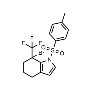 7-Bromo-1-tosyl-7-(trifluoromethyl)-4,5,6,7-tetrahydro-1H-indole|CS-1136634
