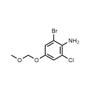 2-Bromo-6-chloro-4-(methoxymethoxy)aniline|CS-1136663