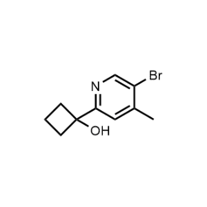 1-(5-Bromo-4-methylpyridin-2-yl)cyclobutan-1-ol|CS-1136699
