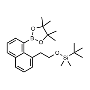 tert-Butyldimethyl(2-(8-(4,4,5,5-tetramethyl-1,3,2-dioxaborolan-2-yl)naphthalen-1-yl)ethoxy)silane|CS-1136855