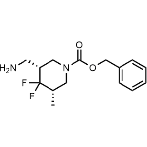 Benzyl (3R,5S)-3-(aminomethyl)-4,4-difluoro-5-methylpiperidine-1-carboxylate|CS-1136980