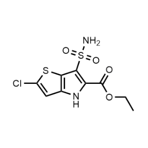 Ethyl 2-chloro-6-sulfamoyl-4H-thieno[3,2-b]pyrrole-5-carboxylate|CS-1136988