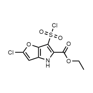 Ethyl 2-chloro-6-(chlorosulfonyl)-4H-furo[3,2-b]pyrrole-5-carboxylate|CS-1137024