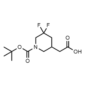 2-(1-(tert-Butoxycarbonyl)-5,5-difluoropiperidin-3-yl)acetic acid|CS-1137067