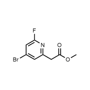 Methyl 2-(4-bromo-6-fluoropyridin-2-yl)acetate|CS-1137247