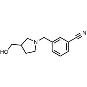 3-((3-(Hydroxymethyl)pyrrolidin-1-yl)methyl)benzonitrile|CS-1137263