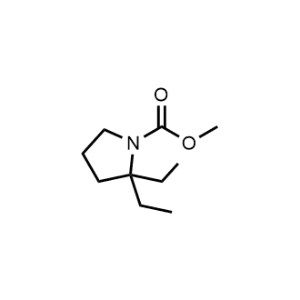 Methyl 2,2-diethylpyrrolidine-1-carboxylate|CS-1137307