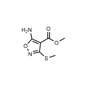 Methyl 5-amino-3-(methylthio)isoxazole-4-carboxylate|CS-1137584