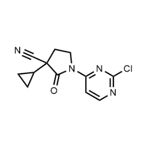 1-(2-Chloropyrimidin-4-yl)-3-cyclopropyl-2-oxopyrrolidine-3-carbonitrile|CS-1137721