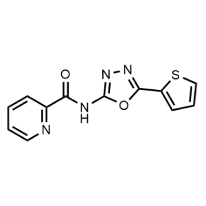N-(5-(Thiophen-2-yl)-1,3,4-oxadiazol-2-yl)picolinamide|CS-1137747