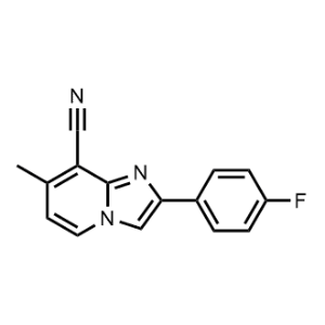 2-(4-Fluorophenyl)-7-methylimidazo[1,2-a]pyridine-8-carbonitrile|CS-1137863