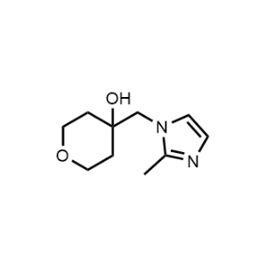 4-((2-Methyl-1H-imidazol-1-yl)methyl)tetrahydro-2H-pyran-4-ol|CS-1137865