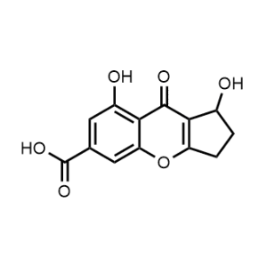 1,8-Dihydroxy-9-oxo-1,2,3,9-tetrahydrocyclopenta[b]chromene-6-carboxylic acid|CS-1137929