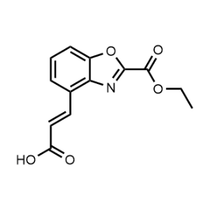 3-(2-(Ethoxycarbonyl)benzo[d]oxazol-4-yl)acrylic acid|CS-1138078