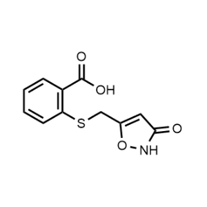 2-(((3-Oxo-2,3-dihydroisoxazol-5-yl)methyl)thio)benzoic acid|CS-1138197