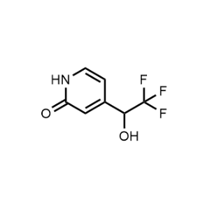 4-(2,2,2-Trifluoro-1-hydroxyethyl)pyridin-2(1H)-one|CS-1138312