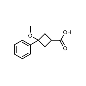 3-Methoxy-3-phenylcyclobutane-1-carboxylic acid|CS-1138407