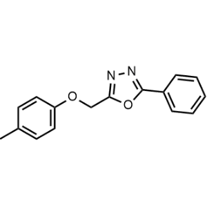 2-Phenyl-5-((P-tolyloxy)methyl)-1,3,4-oxadiazole|CS-1138425