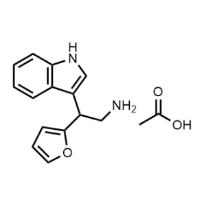 2-(Furan-2-yl)-2-(1H-indol-3-yl)ethan-1-amine acetate|CS-1138573