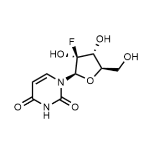 1-((2R,3S,4R,5R)-3-Fluoro-3,4-dihydroxy-5-(hydroxymethyl)tetrahydrofuran-2-yl)pyrimidine-2,4(1H,3H)-dione|CS-1138581