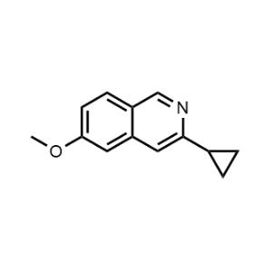 3-Cyclopropyl-6-methoxyisoquinoline|CS-1138588