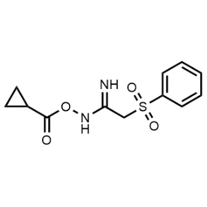 N-((Cyclopropanecarbonyl)oxy)-2-(phenylsulfonyl)acetimidamide|CS-1138772