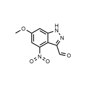 6-Methoxy-4-nitro-1H-indazole-3-carbaldehyde|CS-1138976