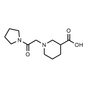 1-(2-Oxo-2-(pyrrolidin-1-yl)ethyl)piperidine-3-carboxylic acid|CS-1139038