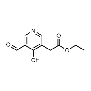 Ethyl 2-(5-formyl-4-hydroxypyridin-3-yl)acetate|CS-1139100