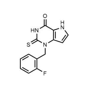1-(2-Fluorobenzyl)-2-thioxo-1,2,3,5-tetrahydro-4H-pyrrolo[3,2-d]pyrimidin-4-one|CS-1139130