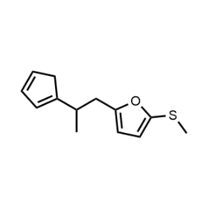 2-(2-(Cyclopenta-1,3-dien-1-yl)propyl)-5-(methylthio)furan|CS-1139148
