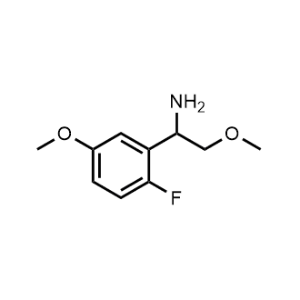 1-(2-Fluoro-5-methoxyphenyl)-2-methoxyethan-1-amine|CS-1139178