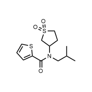 N-(1,1-Dioxidotetrahydrothiophen-3-yl)-N-isobutylthiophene-2-carboxamide|CS-1139190
